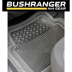 Mud Tamer Floor Mats | Rear | Black