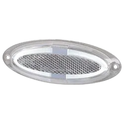 Narva 9-33V Model 21 Led Front End Outline Marker White Light Pipe (Blister Pack Of 1)