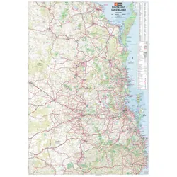 South East Queensland Supermap - 1000x1430 - Laminated