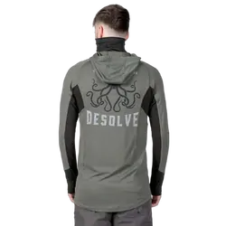 Fish Face Hoodie Greywacke Size 2Xl