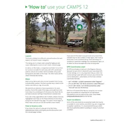 Camps 12 Easy to Read, Campsite photos and larger maps (B4)