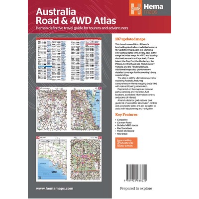 Australia Road & 4WD Touring Atlas - 215 x 297mm (13th Edition)