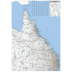 Hema Queensland State Map