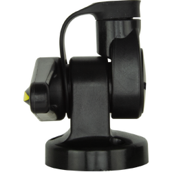 Single Swivel Round Antenna Base - Suit Aw36Xx Whips - Black