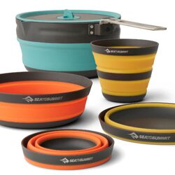 SEA TO SUMMIT Frontier UL Collapsible One Pot Cook Set - [5 Piece] 2.2L Pot