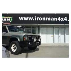 Ironman Deluxe Commercial Bullbar to Suit Nissan Patrol Y60 GQ Wagon/Coil Cab 1987-1997