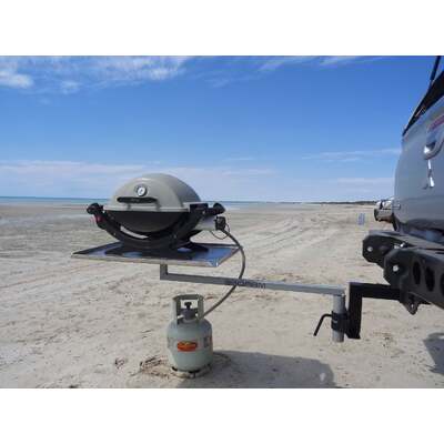 BBQ ARM VEHICLE TOW-HITCH MOUNT