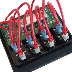 Blue Sea Systems Weatherdeck 12V Dc Waterproof Fuse Panel - Gray 4 Positions