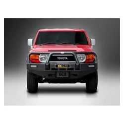 ECB Winch Compatible Big Tube Bar to Suit Toyota FJ Cruiser 2010-Onwards Black Ripple