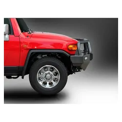 ECB Winch Compatible Big Tube Bar to Suit Toyota FJ Cruiser 2010-Onwards Silver Hammer Tone