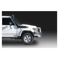 ECB Winch Compatible Big Tube Bar to Suit Toyota Landcruiser 79 Series Single Cab 11/16-08/23 Polished