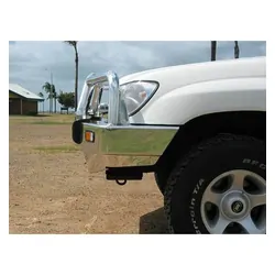 ECB Big Tube Bar to Suit Toyota Landcruiser 100 Series Live Coil 04/98 to 10/07 Polished