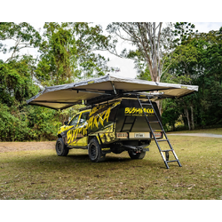 Bushwakka Darkness Awning w/ D-Zip LHS - Grey Canvas Standard Lights