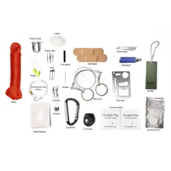 Wildtrak 12 In 1 Survival Kit 8Pce In Tub