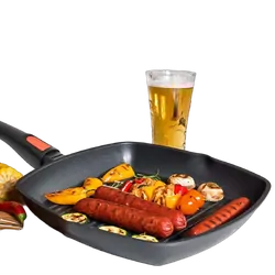 Wildtrak Compact Grill Pan 28Cm Non Stick Detach Handle