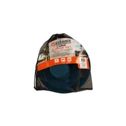 Wildtrak Camp Dinner Set 6Pc With Net Bag Ac Cc1014