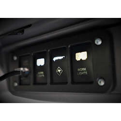 Lightforce Four-Switch Panel Fascia For Ty2 Switches