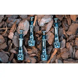 ARB Twin High Output Air Compressor & Tuff Terrain Quick Connect Tyre Deflators - 4pk