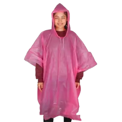 Wildtrak Poncho Adult Vinyl 132X100Cm 4 Asst Colrs