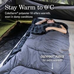Coleman Sleeping Bag Pilbara Tall (0°C Temperature Rating)