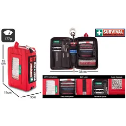 SURVIVAL Compact First Aid KIT