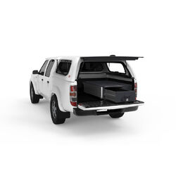 4WD Interiors Fixed Floor Drawer Ford Ranger Dual Cab 01/2006-09/2011