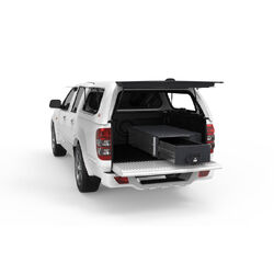 4WD Interiors Fixed Floor Drawer Holden Rodeo Dual Cab 12/2002-07/2012