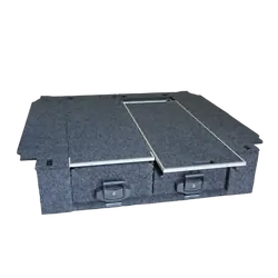 Drawers System To Suit Mazda BT-50 Dual Cab 07 - 09/11 Dual Roller