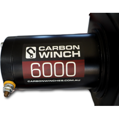Carbon Winch 6000Lb Short Drum Trailer Winch Package