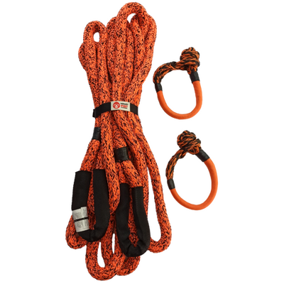 Carbon 4X4 Kinetic Rope And 2 X Soft Shackle Combo Deal