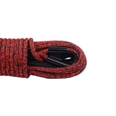 Carbon Offroad Next Gen 24 X 11Mm Low Mount Winch Rope Kit - Red Black Mix Colour