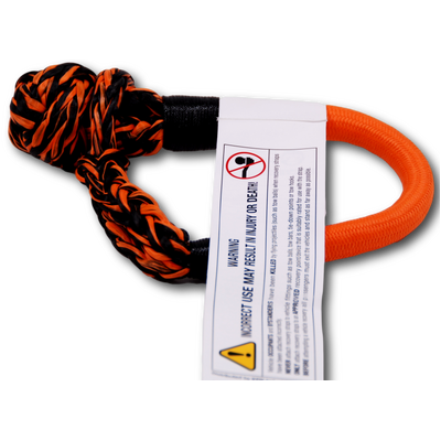 Carbon Offroad Monkey Fist 15T Synthetic Soft Shackle - Orange