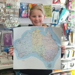 Adventure Awaits Map Of Australia Sticker - UV Outdoors Sticker
