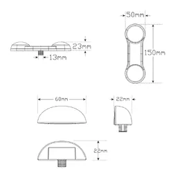 Combination Lamps DB2LP1/5M (Twin Pack)