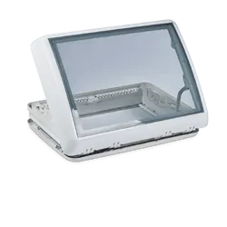 Dometic Midi Heki Skylight w/ LED Lighting & White Edge Dome