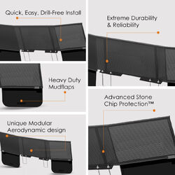 D-Flector Campervan Stone Guard Centre Cut Out