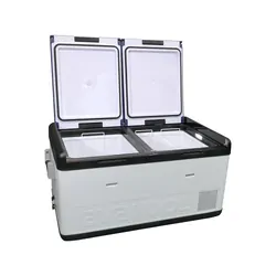 Evakool Down Under II 95L Dual Zone Fridge Freezer - Midnight Black