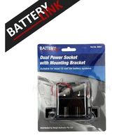 Battery Link Dual Power Socket Cigarette Lighter Socket 