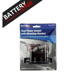 Battery Link Dual Power Socket Cigarette Lighter Socket
