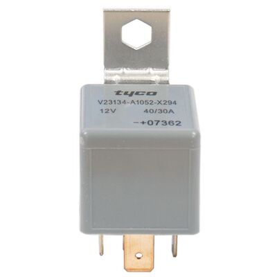 Tyco Mini Relay 12V Changeover 10Pk 30Amp N/O 40Amp N/C 5 Pin Resistor Protected