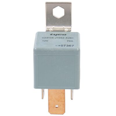 Tyco Mini Relay 12V 70Amp N/O 4 Pin Resistor Protected Can Use E50-0037