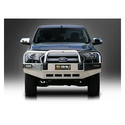 ECB Big Tube Bar To Suit Ford Ranger PX MKII 4WD Hi/Rise 07/15 to 08/18 Black Ripple