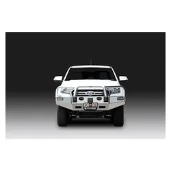 ECB Big Tube Bar Winch Comp. w/lights to Suit Ford Ranger PX MKIII 4WD Hi/Rise 09/18-On Black Ripple