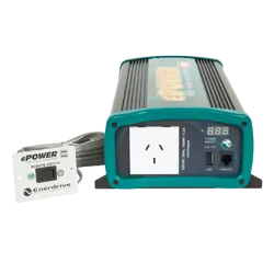 Enerdrive Epower 1000W/12V Psw Inverter & Fused Cable Kit