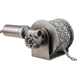 Muir Drum Winch DW08 44/600 12V *Combo* 80m ROPE Chain Roller Switchgear Mount Gear