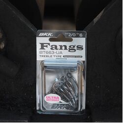 BKK Fangs-63 UA Treble Hooks Hooks - #1 - 7 Per Pack