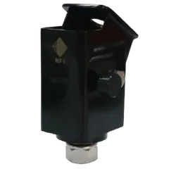 RFI Folding Bull Bar Bracket; Black Chrome