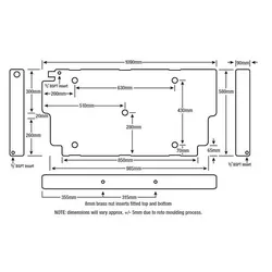 Poly Diesel Slimline Tank 45 Litre