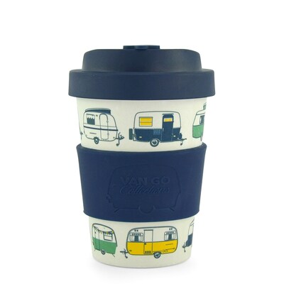 Van Go Collections Bamboo Travel Mug  300ml  The Iconic Collection  Navy Blue