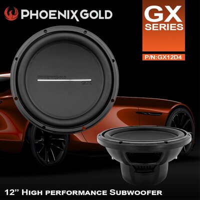 Phoenix Gold Gx Series 12" Dual 4Ohm Subwoofer